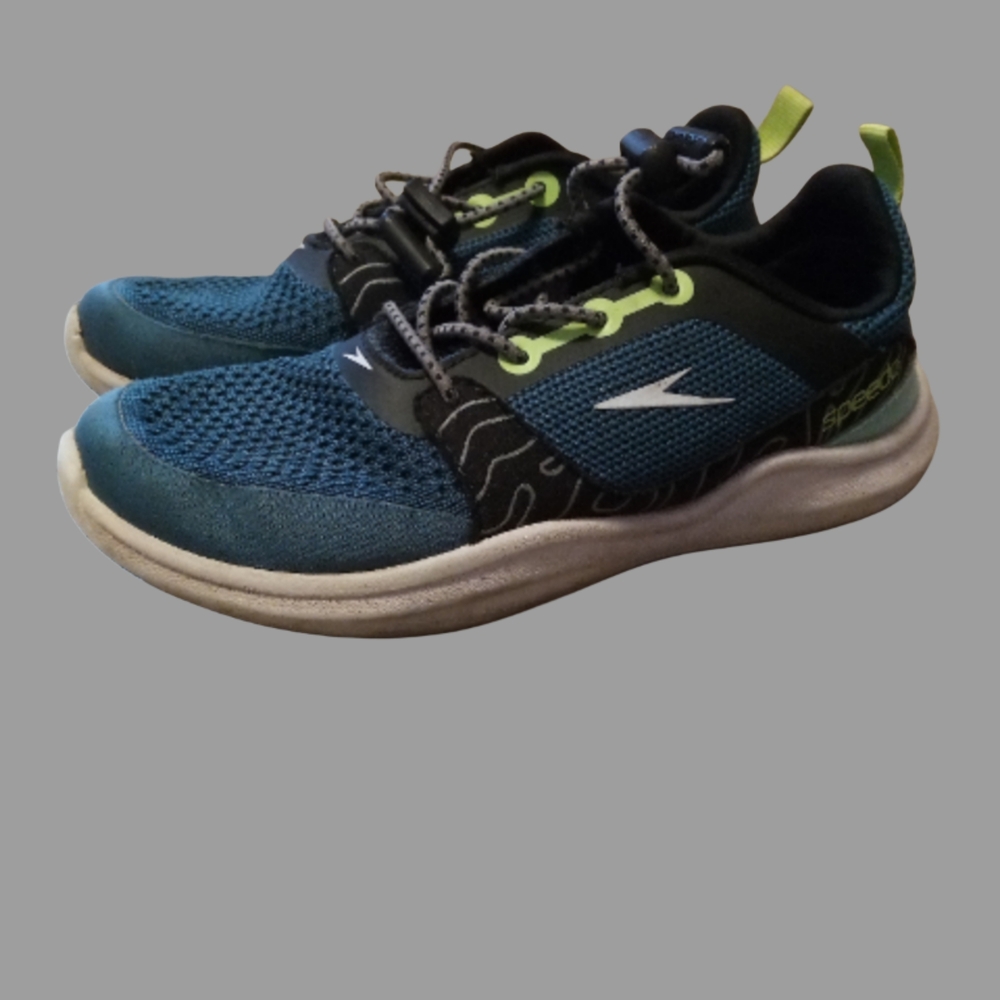 Speedo Kids' Blue and Black Sneakers